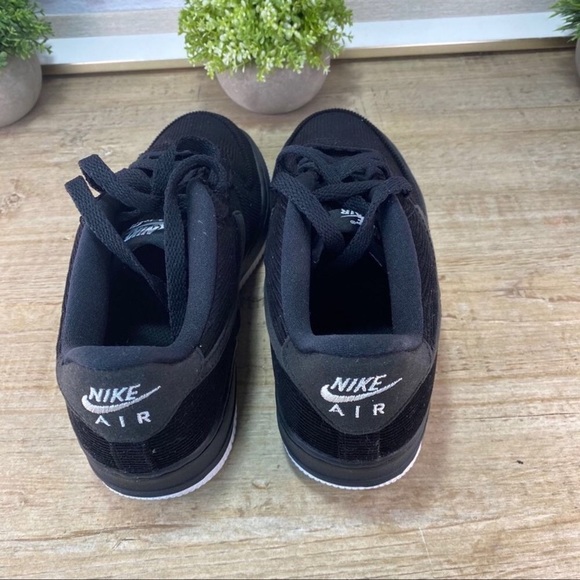Nike Air Force 1. New in box. Corduroy black. - Picture 6 of 9